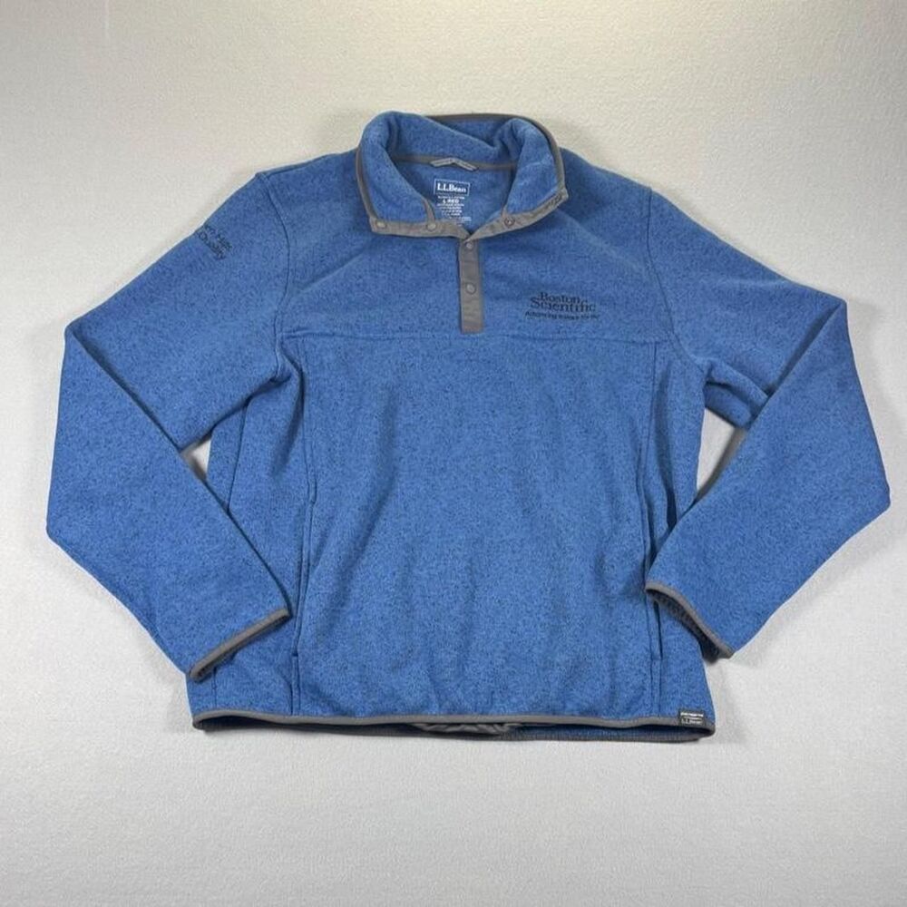 Llbean Men's Blue Sweatshirt